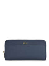 Portefeuille Leder Lacoste Blauw chantaco NF2739CE