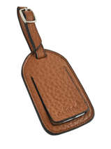 Porte Adresse Cuir Edisac Marron cadeau EDPADRES