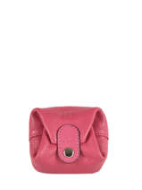 Porte Monnaie Cuir Hexagona Rose confort 467387