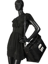 Sac De Voyage Karl lagerfeld Noir k ikonic 86KW3088-vue-porte