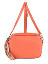 Cross Body Tas Caviar Leder Milano Oranje caviar CA160613