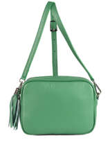 Cross Body Tas Caviar Leder Milano Groen caviar CA160613