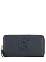 Portefeuille Cuir Lauren ralph lauren Bleu huntley 32707744