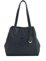 Sac Shopping Huntley Cuir Lauren ralph lauren Bleu huntley 31707716