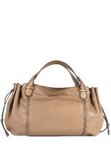 Shoppingtas 24h Gd Leder Gerard darel Beige gd DJS29410