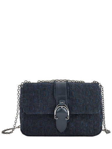 Longchamp Amazone denim Schoudertas Zwart