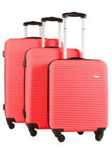 Lot De Valises Madrid Travel Rouge madrid 1701-LOT