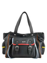 Sac Shopping Luxembourg Cuir Sonia rykiel Noir luxembourg 2296-41