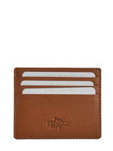 Porte-cartes Cuir Yves renard Marron foulonne 232