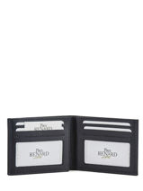 Portefeuille Foulonne Cuir Yves renard Bleu foulonne 2306-vue-porte