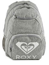 Sac  Dos 2 Compartiments Roxy Gris backpack RJBP3889