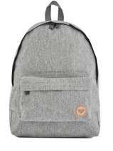 Sac  Dos 1 Compartiment Roxy Gris backpack RJBP3836