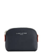 Portemonnee Leder Lancaster Blauw smooth 1