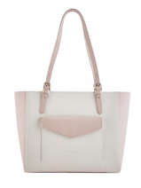 Sac Cabas Constance Cuir Lancaster Blanc constance 12