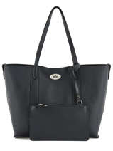 Sac Cabas A4 Caviar Cuir Milano Bleu caviar CA18116