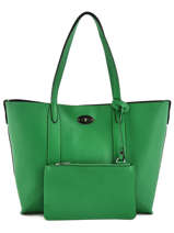 Schoudertas A4 Formaat Caviar Leder Milano Groen caviar CA18116