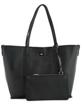 Schoudertas A4 Formaat Caviar Leder Milano Zwart caviar CA18116