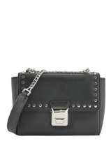 Sac Bandoulire Gena Rock Studs Cuir Lancaster Noir gena rock studs 571-44