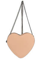 Cross Body Tas Luga Leder Milano Roze luga LOVE