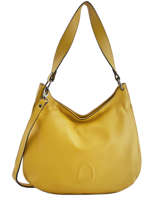 Sac Besace  Balade Cuir Etrier Jaune balade EBAL07