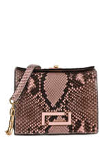 Mini Cross Body Tas Pia Python Lancel Zwart pia A09993