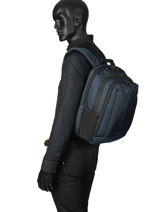 Sac  Dos Business Pc 14" Samsonite Bleu guardit 2.0 CM5005-vue-porte