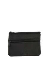 Portemonnee Leder Petit prix cuir Zwart basic 73
