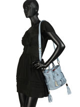 Bucket Bag S Premier Flirt Leder Lancel Violet premier flirt A10109-vue-porte