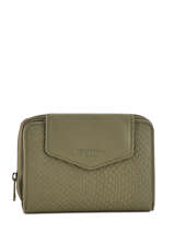 Portemonnee Kaarthouder Leder Hexagona Groen inaya 417700