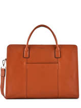 Aktetas Confort Leder Hexagona Oranje confortbus 462698