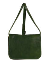 Sac Bandoulire Tempo Cuir Milano Vert tempo TE18061