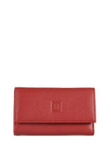 Porte-clefs Cuir Hexagona Rouge confort 460609