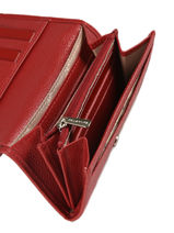 Portefeuille Cuir Hexagona Rouge confort 467627-vue-porte
