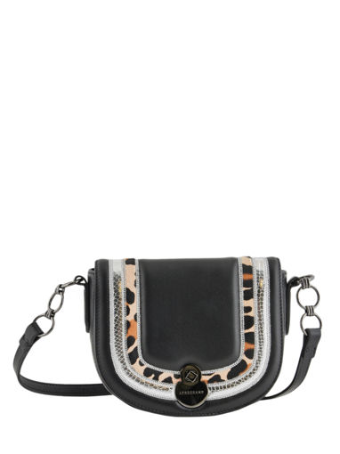 Longchamp Cavalcade eclat Sac port travers Noir