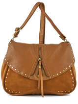 Sac Bandoulire Oksan Cuir Mila louise Marron vintage 3319CVG