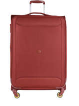 Valise Souple Extensible Chartreuse Delsey Rouge chartreuse 3673821