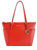 Handtas Jet Set Item Leder Michael kors Rood jet set item F2GTTT8L