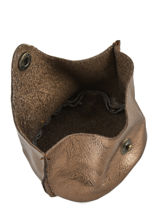 Portemonnee Leder Paul marius Roze vintage ESCARCEL-vue-porte