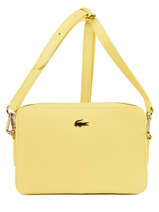 Cross Body Tas Chantaco Leder Lacoste Geel chantaco NF2731CE