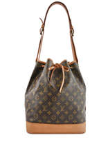 Preloved Louis Vuitton Bucket Bag Noe Gm Monogram Brand connection Bruin louis vuitton 152C