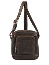 Pochette Homme Arthur & aston Marron destroy 62-1042