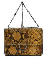 Cross Body Tas Pittone Milano Geel pittone PI180602