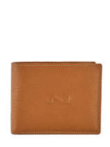 Portefeuille Cuir Nathan baume Marron original homme 458N