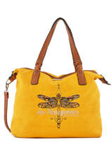 Sac Port paule A4 Hendaye Les tropeziennes Jaune hendaye HEN01