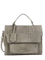 Cross Body Tas About Ally Leder Burkely Grijs about ally 541329