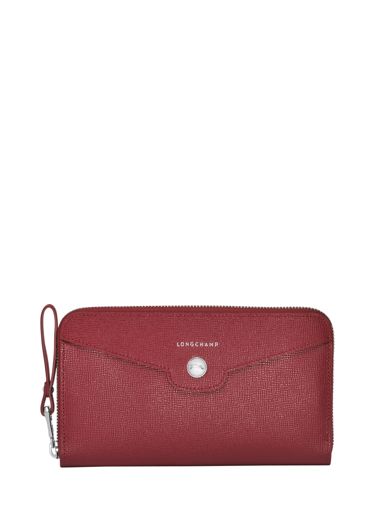 Longchamp Game on Portefeuille Rood