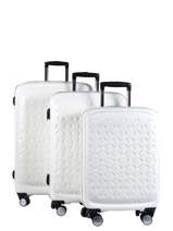 Lot De Valises Quadra Travel Blanc quadra 18802LOT