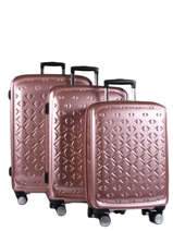 Lot De Valises Quadra Travel Rose quadra 18802LOT