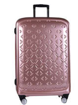 Harde Reiskoffer L Quadra Travel Roze quadra 18802-L