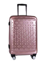 Harde Reiskoffer M Quadra Travel Roze quadra 18802-M